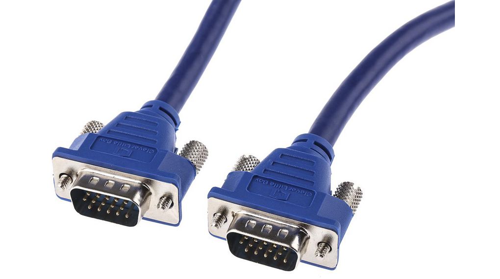 Videokabels, VGA-stekker - VGA-stekker, 10m